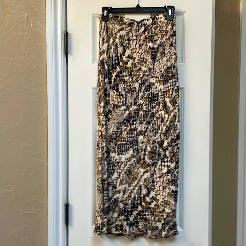 Anthropologie Tilda Maxi Slip Skirt